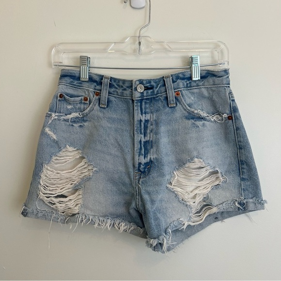 Abercrombie & Fitch Annie High Rise Short Women’s Jean Shorts Size 26/2 - Picture 1 of 11